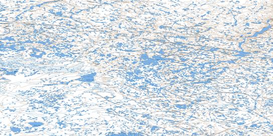 Tredgold Lake Topo Map 026M at 1:250,000 Scale