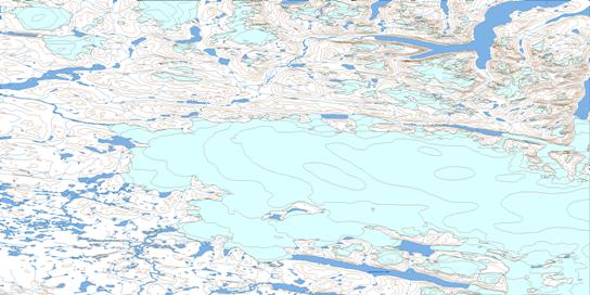 Nedlukseak Fiord Topo Map 026O at 1:250,000 Scale