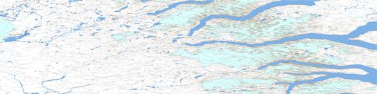 Mcbeth Fiord Topo Map 027C at 1:250,000 Scale