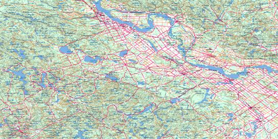 Pembroke Topo Map 031F at 1:250,000 Scale