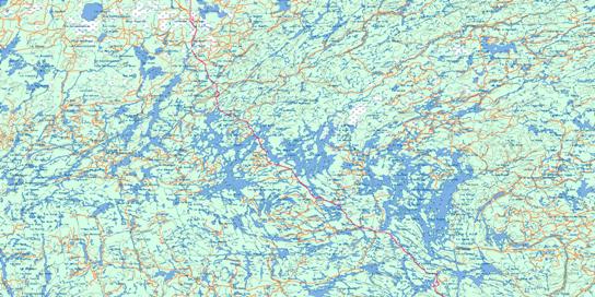 Grand-Lac-Victoria Topo Map 031N at 1:250,000 Scale