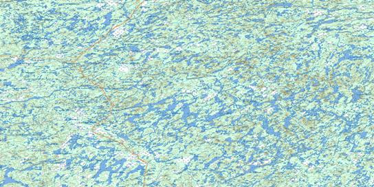 Lac Mesgouez Topo Map 032O at 1:250,000 Scale
