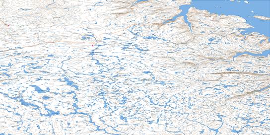 Cratere Du Nouveau-Quebec Topo Map 035H at 1:250,000 Scale