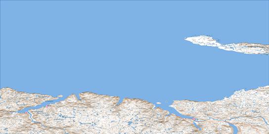 Salluit Topo Map 035J at 1:250,000 Scale