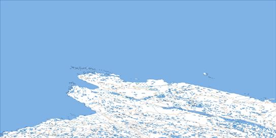 Cape Dorchester Topo Map 036F at 1:250,000 Scale