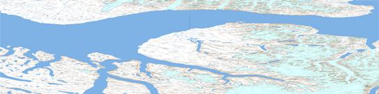 Pond Inlet Topo Map 038B at 1:250,000 Scale