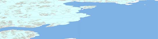 Talbot Inlet Topo Map 039C at 1:250,000 Scale