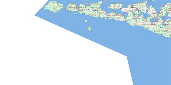 Alpena Topo Map 041G at 1:250,000 Scale