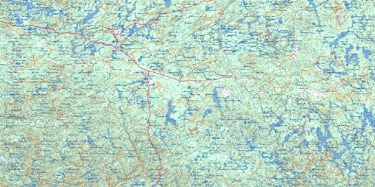 Chapleau Topo Map 041O at 1:250,000 Scale