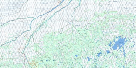Moose River Topo Map 042I at 1:250,000 Scale