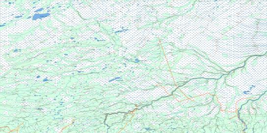 Smoky Falls Topo Map 042J at 1:250,000 Scale