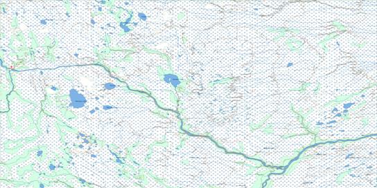 Ogoki Topo Map 042N at 1:250,000 Scale