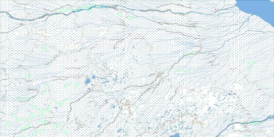 Kapiskau River Topo Map 043B at 1:250,000 Scale