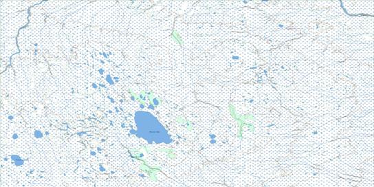 Missisa Lake Topo Map 043C at 1:250,000 Scale