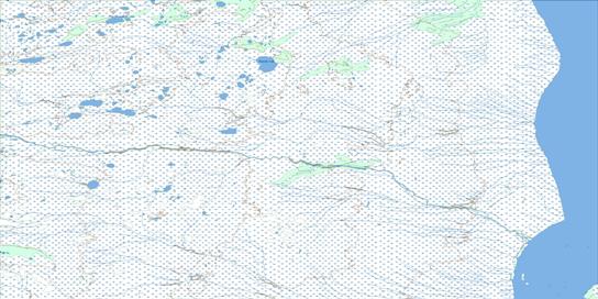 Ekwan River Topo Map 043G at 1:250,000 Scale