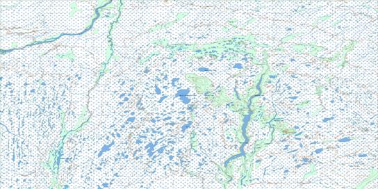 Sutton Lake Topo Map 043K at 1:250,000 Scale