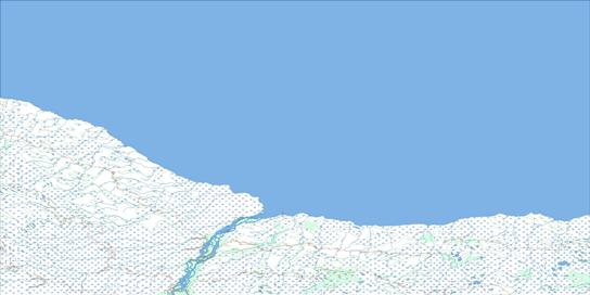 Winisk Topo Map 043N at 1:250,000 Scale