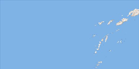Ottawa Islands Topo Map 044P at 1:250,000 Scale