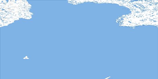 Native Bay Topo Map 045O at 1:250,000 Scale
