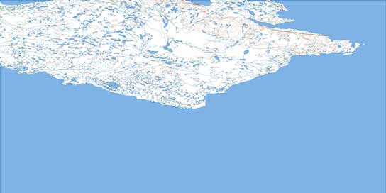 Bell Peninsula Topo Map 045P at 1:250,000 Scale