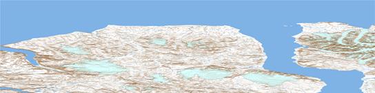 Navy Board Inlet Topo Map 048D at 1:250,000 Scale