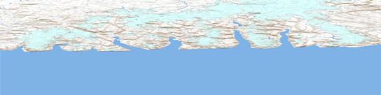 Powell Inlet Topo Map 048F at 1:250,000 Scale