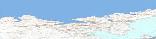 Bear Bay East Topo Map 048G at 1:250,000 Scale
