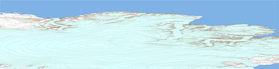Lady Ann Strait Topo Map 048H at 1:250,000 Scale