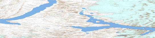 Vendom Fiord Topo Map 049D at 1:250,000 Scale
