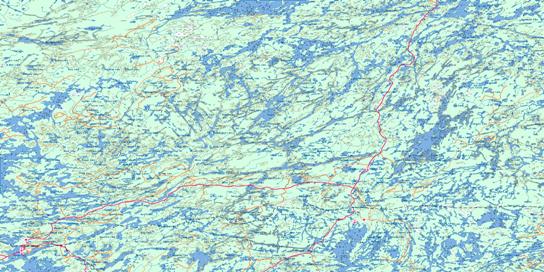 Sioux Lookout Topo Map 052J at 1:250,000 Scale