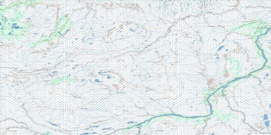 Island River Topo Map 053P at 1:250,000 Scale