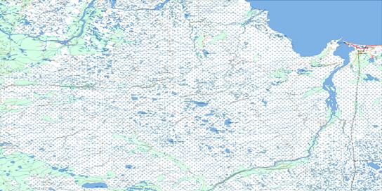 Churchill Topo Map 054L at 1:250,000 Scale