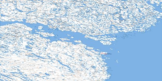 Chesterfield Inlet Topo Map 055O at 1:250,000 Scale