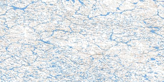 Pennington Lake Topo Map 056F at 1:250,000 Scale