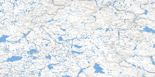 Laughland Lake Topo Map 056K at 1:250,000 Scale