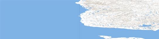 Bourassa Bay Topo Map 057H at 1:250,000 Scale