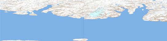 Maxwell Bay Topo Map 058E at 1:250,000 Scale