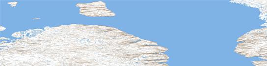Baillie-Hamilton Island Topo Map 058G at 1:250,000 Scale