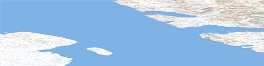 Haig-Thomas Island Topo Map 059F at 1:250,000 Scale