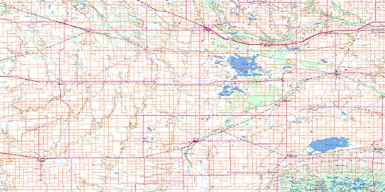 Virden Topo Map 062F at 1:250,000 Scale