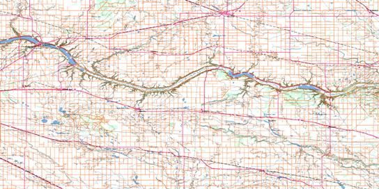 Melville Topo Map 062L at 1:250,000 Scale