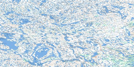 Watterson Lake Topo Map 065G at 1:250,000 Scale