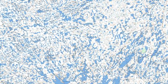 Joe Lake Topo Map 066J at 1:250,000 Scale