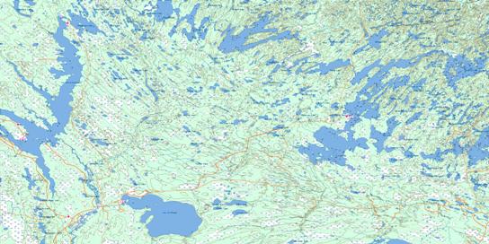 Ile-A-La-Crosse Topo Map 073O at 1:250,000 Scale