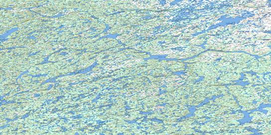 Mccann Lake Topo Map 075G at 1:250,000 Scale