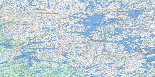 Lynx Lake Topo Map 075J at 1:250,000 Scale