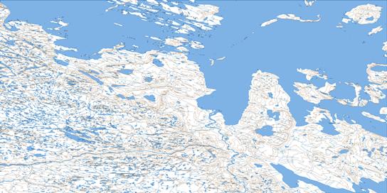 Arctic Sound Topo Map 076N at 1:250,000 Scale
