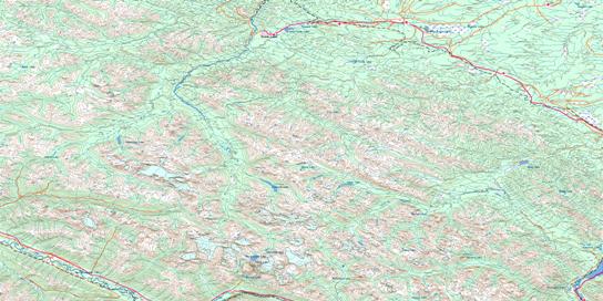 Mount Robson Topo Map 083E at 1:250,000 Scale
