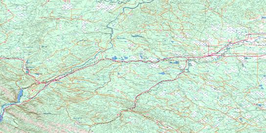 Edson Topo Map 083F at 1:250,000 Scale