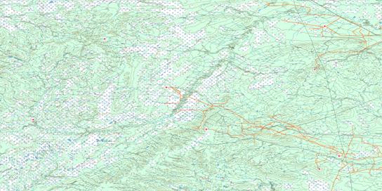 Chinchaga River Topo Map 084E at 1:250,000 Scale
